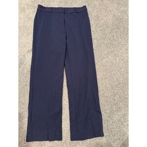J.McLaughlin Deanne Split Front Hem Cropped Dress Pants Size 10 Straight Career